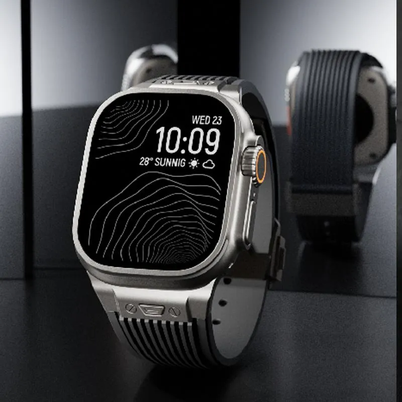 Soft Silicone Strap For Apple Watch Ultra 49mm Series 45mm