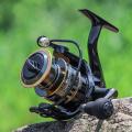 Fishing Reel HE1000-7000 Max 10kg High Speed Metal Spool Spinning Reel.