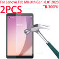 2 Packs Lenovo Tab M8 (4th Gen) 2023 8.0 inch Screen Protector TB300FU Tempered Glass Screen Film for Lenovo Tab M8 4th.