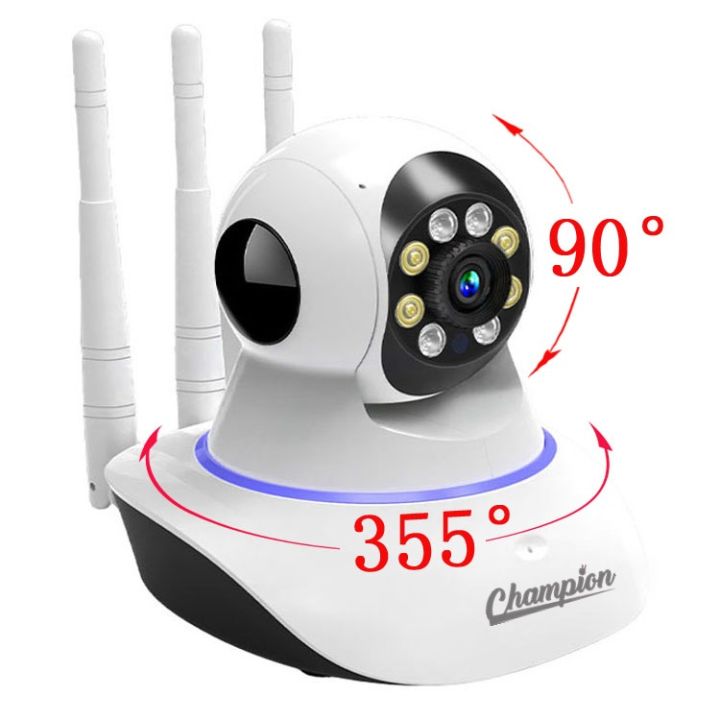 WiFi IP Robot Champion antenna camera v380 ptz camera