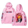 Anime Bleach Hoodies Graphic Kurosaki Ichigo Printed Hooded Sweatshirts Unisex Fashion Casual Sportwear Pullover Tops. 