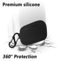 Silicone Case Cover For Sony WF-1000XM4 TWS Earbuds (Black). 
