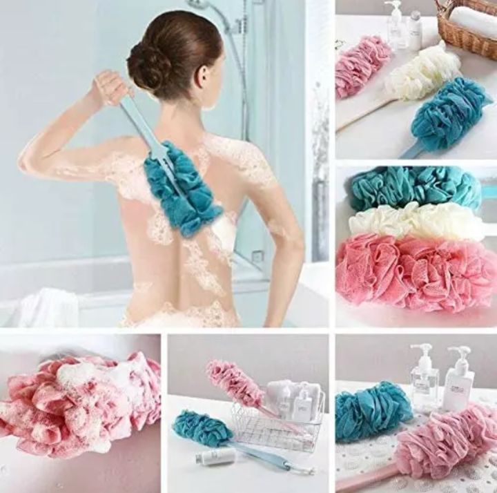 Plastic Bath Brush Back Cleaning Tool Exfoliation Skin Care Body Cleaner Shower Scrubber - 1 Pcs Plastic Bath Brush Back Cleaning Tool Exfoliation Skin Care Body Cleaner Shower Scrubber - 1 Pcs