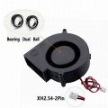 1 Piece Gdstime Dc 12v 9733 97mm 90mm Dual Bearing Brushless Blower Cooler 97mm X 33mm 9cm Turbo Barbecue Cooling Fan. 