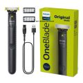 Philips OneBlade Face FQ1424/10 Trimmer Electric Beard Razor for Men Rechargeable Precision Trimmer for Smooth Skin Comfort Trimmer. 