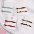 1Pair Japan Acetate Chic Minimalist Cute Acrylic Hair Clip Colorful Hair Grip Barrettes Hairpin Hair Accessories for Women. 
