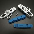 BRAKCO Carbon Fiber Wheel Brake Shoes Replaceable Noise Reduction Road Bike Carbon Wheel C Clamp Brake Pad for Brompton,galactic. 