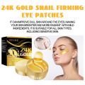 EELHOE 24k Gold Snail Essence Eye Patches 50 Pcs 150gm Eye Mask Improves Eye Wrinkles Firms and Lifts Skin & Moisturizes Eye Area. 