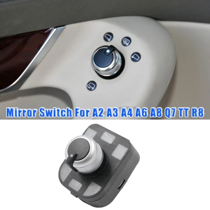 Electric%20Side%20Mirror%20Knob%20Mirror%20Adjust%20Control%20Switch%20for%20-Audi%20A2%20A3%20A4%20A6%20A8%20Q7%20TT%20R8%204F0959565A%20-%20Image%202