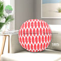 Round Cushion With Cover_Red _(18"x18")_Set of 5. 