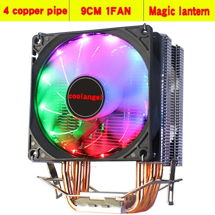 Desktop computer copper tube cpu radiator ultra-quiet PWM cpu cooler ...