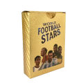 World Football Stars 27/55 Pcs Limited Edition Gold Cards Plastic Material Football Player Toys Card Children's Fan Gifts Pack. 