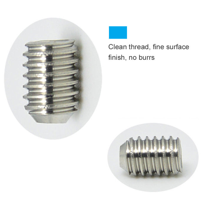 KOGEEK%20200pcs%20Hex%20Grub%20Screws%20Kit%20Set%20Screws%20304%20Stainless%20Steel%20M3/M-4/M5/M6/M8%20Grub%20Screw%20Assortment%20Packed%20in%20Organizer%20Box%20-%20Image%204