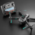 (REMOTE DIPLAY) 5G WIFI FPV G.P.S Drone Drone 4K HD Dual Cameras Obstacle Avoidance LED Large Screen Remote RC Drone DSB. 