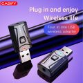 CASIFY BT04 4 in 1 Bluetooth 5.0 BT Transmitters Receivers Audio Receiver Transmitter Wireless Adapter Mini Stereo Bluetooth AUX RCA USB 3.5mm Jack For laptop Cars. 