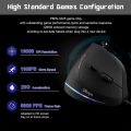BOW Wired Gaming Mouse Programmable 12 Buttons RGB Mouse for Gamer Desktop Laptop PC Ergonomic Vertical Mouse Joystick 10000DPI.