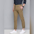 New Fashion, Mens Twill Gabardine Slim Straight High Quality Fabric Classic Business Casual Pants. 