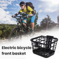 Large Capacity Bicycle Front Basket Easy Installation Strong Load-bearing Ideal Scooter Bike Replacement Part for Bike Supplies in Southeast Asia. 