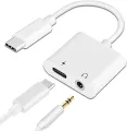 2 in 1 Lightning to 3.5mm Adapter Headphone Jack Splitter Cable For iPhone X 8 7 - Cable Protector. 