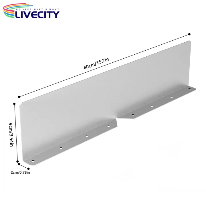 Gutter%20Valley%20Splash%20Guard%20Easy%20Install%20Gutter%20Valley%20Splash%20Guards%20with%20Screws%20Effective%20Rain%20Diverter%20for%20Roofing%202/4pcs%20Set%20Gutter%20Splash%20Guard%20-%20Image%202