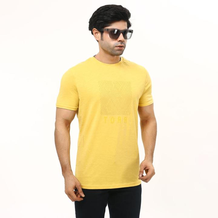 TORR YELLOW  ACTIVEWEAR MEN'S  T-SHIRT - T Shirt