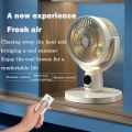 USB Plug-in Use Air Circulation Fan Household Electric Fan Turbine Silent Convection Floor Fan Timing, Operated Mini Fan.