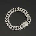 Bracelet for Men Cuban Link Bracelets Diamond Miami Cuban Bracelets. 