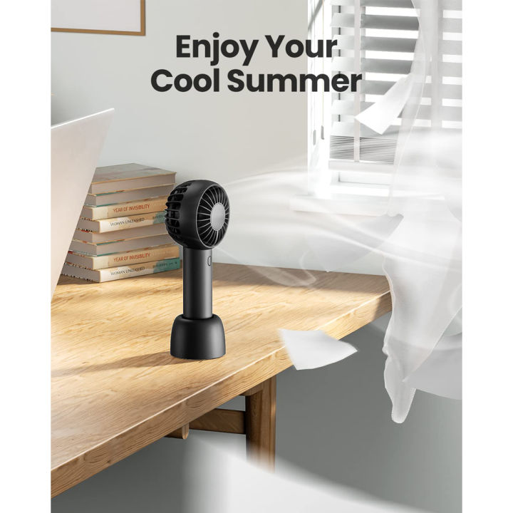 GAIATOP%20Mini%20Fan%20USB%20Rechargeable%20Portable%20Fan%20Handheld%20Fan%203%20Speed%20Personal%20Small%20Pocket%20Fan%20with%20Base%20for%20Indoor%20Outdoor%20-%20Image%202