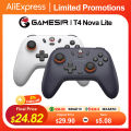 GameSir T4 Nova Lite Wireless Switch Controller Bluetooth Gamepad with Hall Effect for Nintendo Switch iPhone Android Phone PC. 