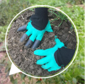1 pair of safety glovesgarden rubber TPR thermoplastic construction worker ABS claws. 