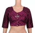 Indian Buta Katan Bra Cut Blouse With Inner Fales Best Qualityfull Good Stitching For Women - Blouse For Women. 