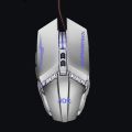 AOC GM110 wired gaming mouse USB with macro programming four-color luminous business office mouse.