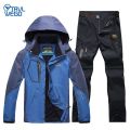 TRVLWEGO Men Summer Spring Fishing Hiking Jackets Camping Pants Outdoor Travel Quick Dry Trousers Suit Coat Windproof. 