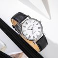 Fashion Creative Roman Scale Belt Watches for Men Casual Business Leather Band Watch Male Clock Wristwatch Montre Homme. 