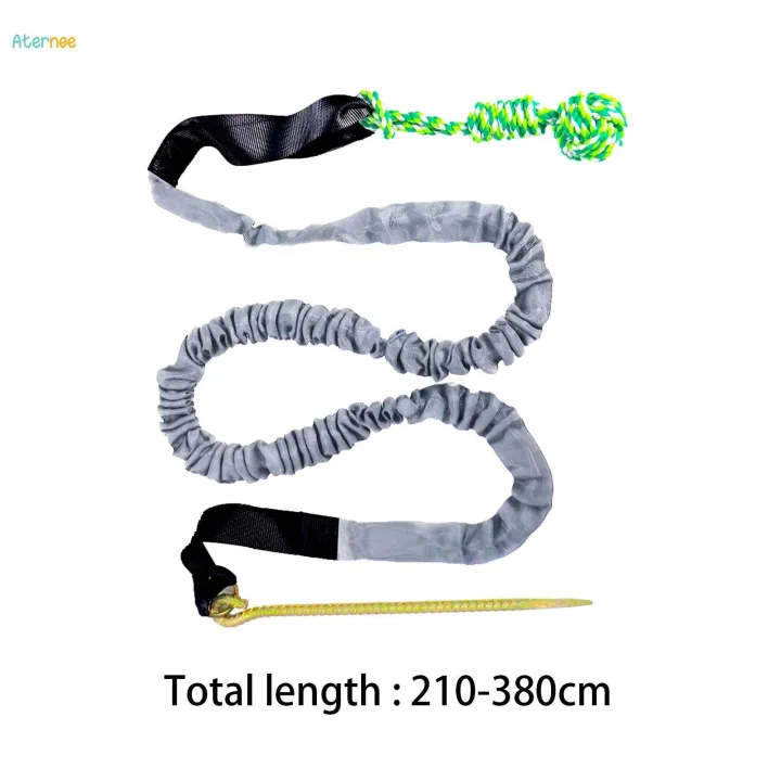 Outdoor%20Bungee%20Tug%20Toy%20Hanging%20Bungee%20for%20Aggressive%20Chewers%20Entertaining%20Gray%20-%20Image%209