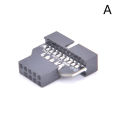 Front Panel Plug Connector USB3.0 19-pin To USB 9Pin Adapter For Motherboard Eatop. 