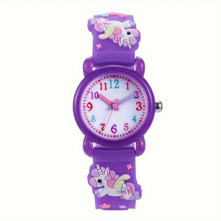 Boy And Girls Unicorn Waterproof Quartz Watch