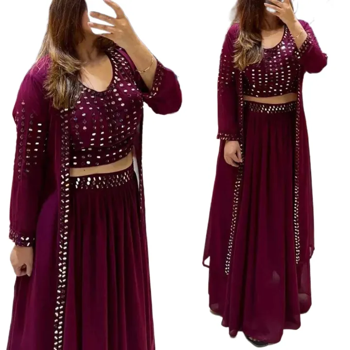 Georgette%20Stone%20work%20%20Readymade%20Party%20Koti%20Lehanga%20for%20Women%20-%20Image%202