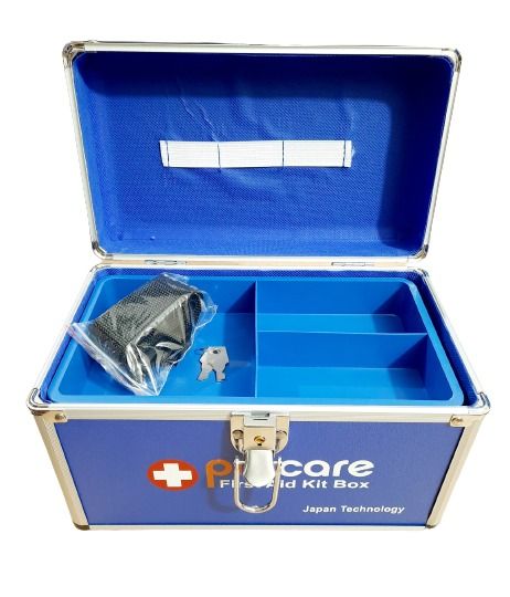 Procare%20First%20Aid%20Box%20-%20Multipurpose%20Medicine%20Storage%20Box%20Aluminum%20Body%20for%20Home%20Factory%20Medical%20Blue/%20Silver%20-%20Image%208