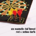 Magnet Dart Board Game for Kids, Double Sided Magnet Dart Board with Darts, Size- 12 Inches (Multicolor). 