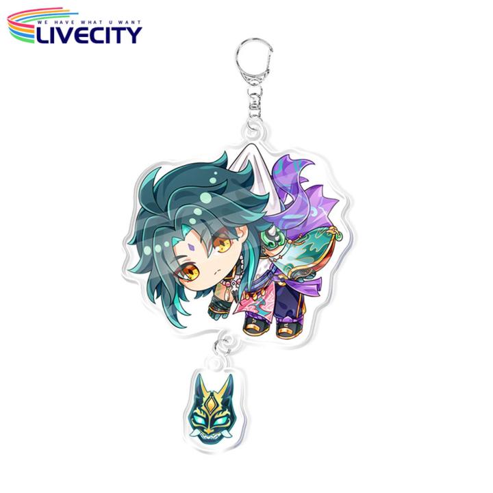 Genshin%20Pendant%20Double%20Sided%20Anti%20Scratch%20Cartoon%20Anime%20Keyring%20-%20Image%202