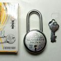 Extra Long Shakel steel Tala 50 mm Padlock for Home & Office.  50 mm long shackle Padlock for special work By Safe Zone. 