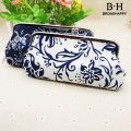 BBBP Women Ethnic Printed Long Buckles Canvas Wallet Card Keys Purse Clutches Bag. 