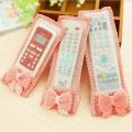 1 Pcs TV Remote Control Cover Air condition Remote Control Cover Textile Protective Bag. 