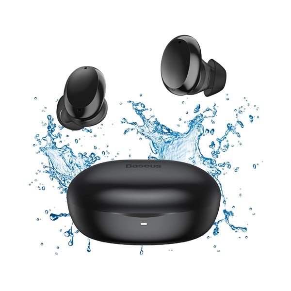 Baseus Encok W11 TWS True Wireless Bluetooth Earbuds - Black By Elover