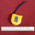 TOLSEN MEASURING TPE 5M 16FT 19mm 36126 Metric & Inch Blade PVC Cover Measure Tools Tape Pocket Locking Measuring Tape Belt Clip. 