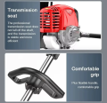 4-Stroke GX35 Backpack Brush Cutter Machine – Paddy, Wheat, Grass Cutting & Spraying (3 in 1 with 3 Heads). 