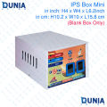 Mini IPS Box Cover Case H-4 x W-4 x L-6.2 inch Blank Box. 