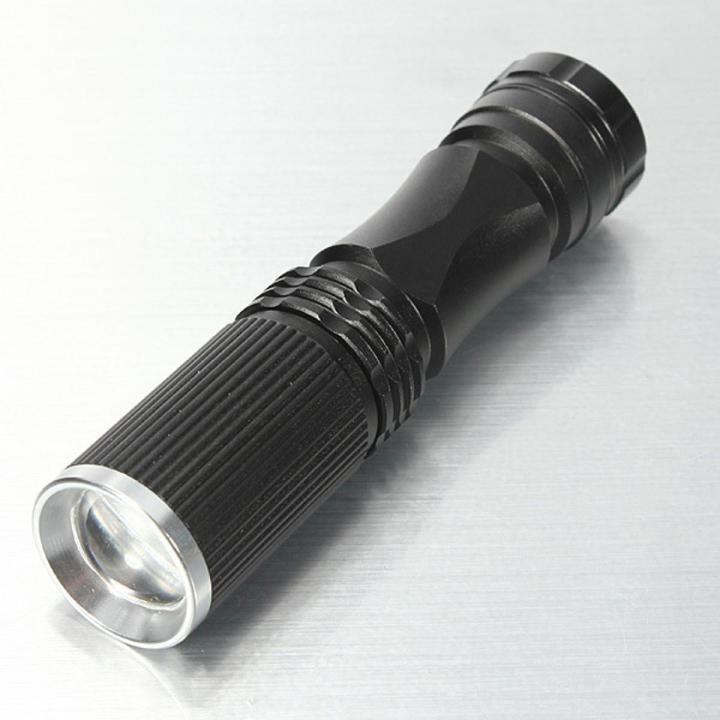 CREE Zoomable Flashlight 600LM 7W  XPE Q5 LED + 14500 +CH