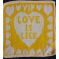 Love Handkerchief or Pocket Rumal (1 Piece) - towel.